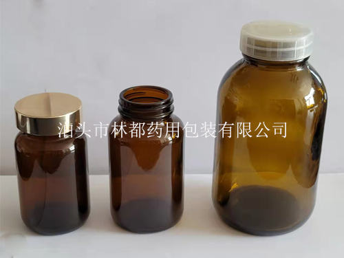 棕色药用玻璃瓶-棕色玻璃包装瓶