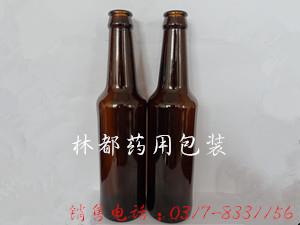 棕色啤酒玻璃瓶-啤酒玻璃瓶