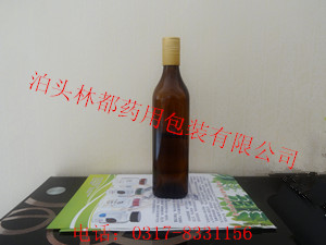 500ml棕色方形酒瓶